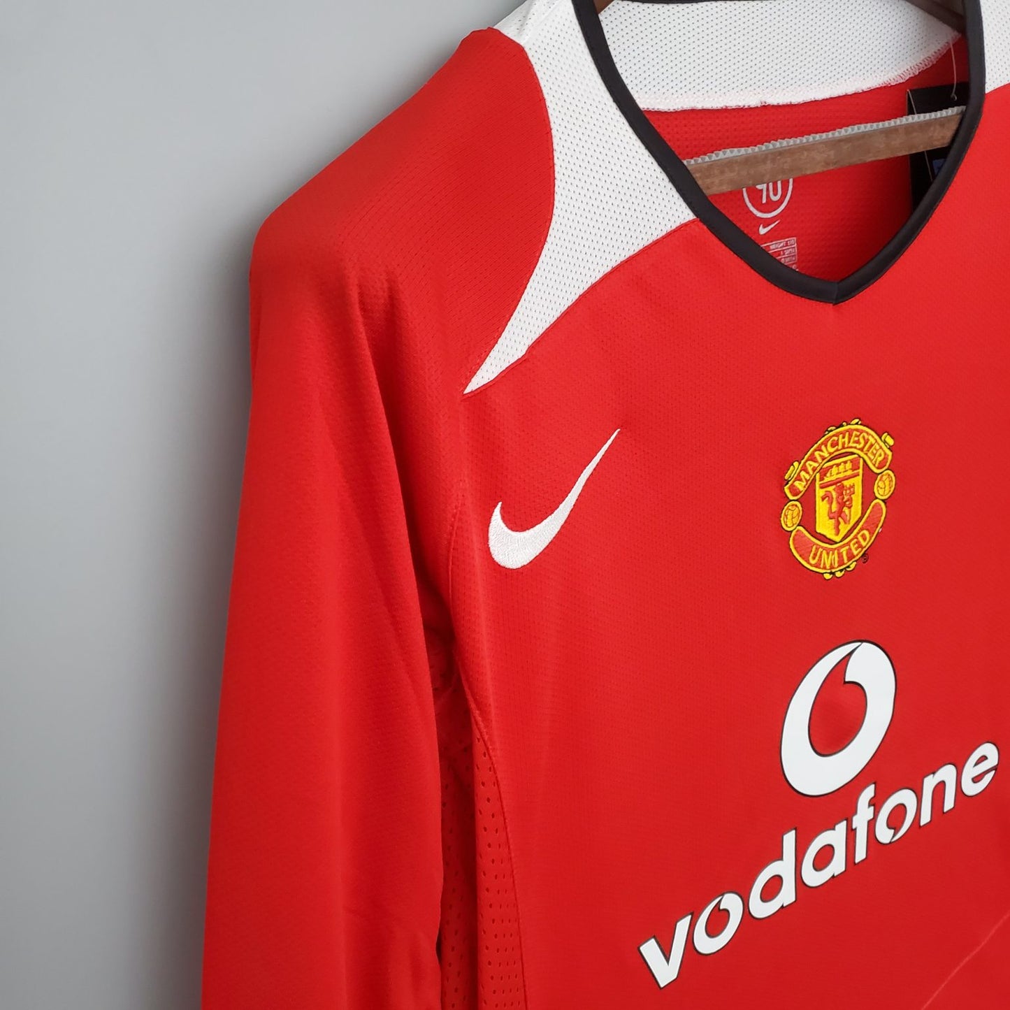 MAILLOT MANCHESTER UNITED HOME MANCHES LONGUES 2004/06