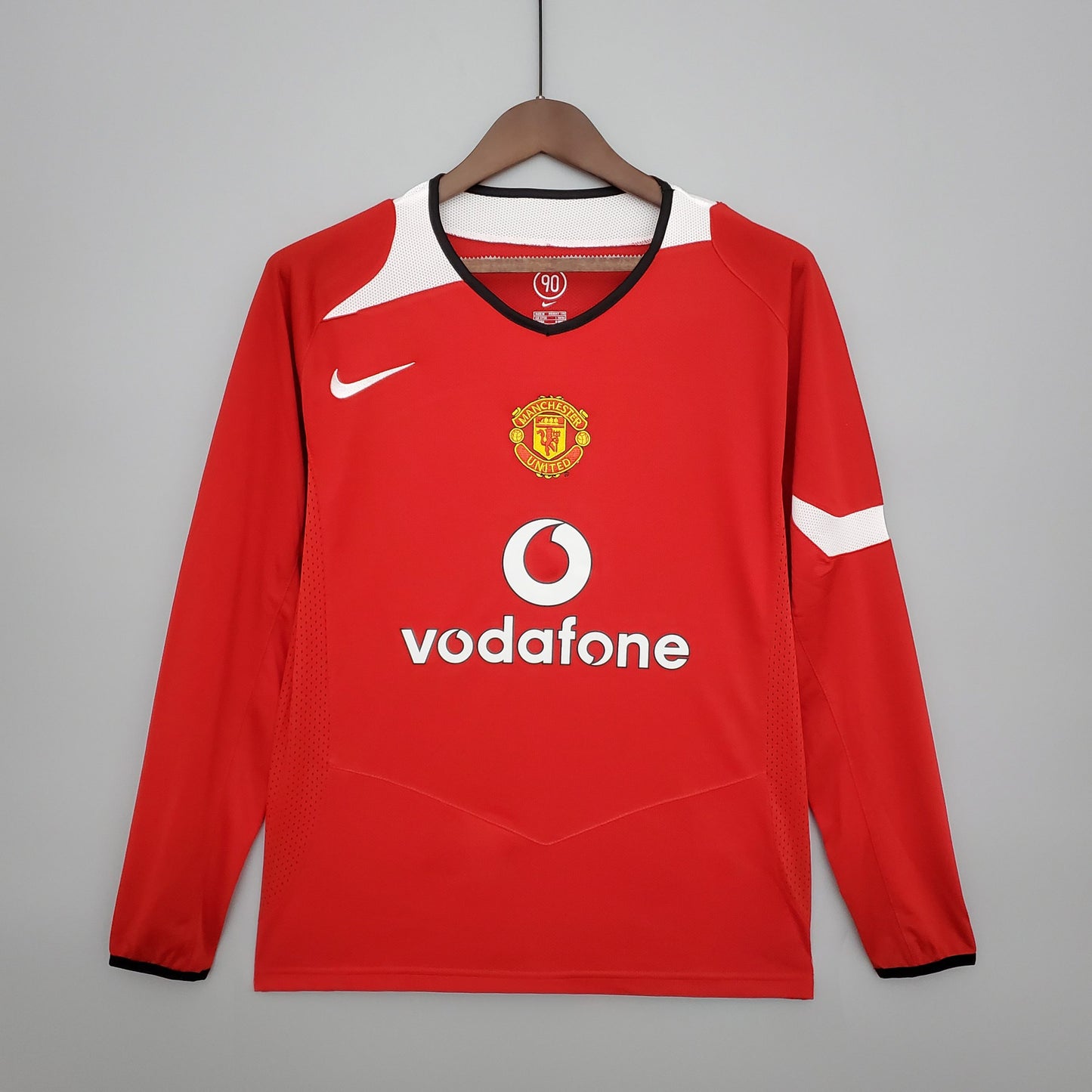 MAILLOT MANCHESTER UNITED HOME MANCHES LONGUES 2004/06