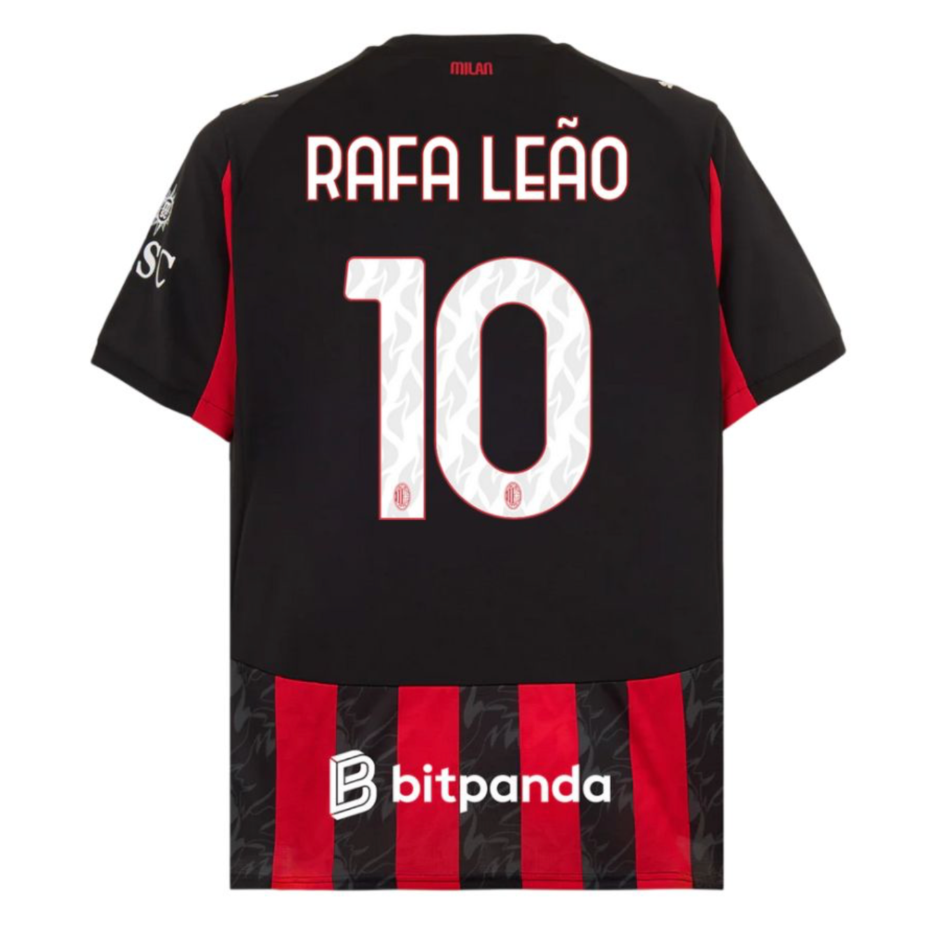 MAILLOT KIT ENFANT AC MILAN DOMICILE 2025/26 RAFA LEÃO