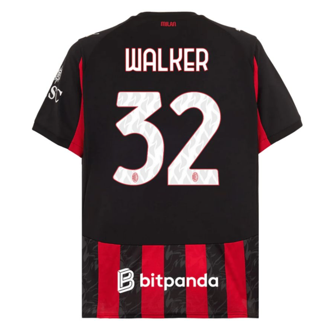 MAILLOT KIT ENFANT AC MILAN DOMICILE 2025/26 KYLE WALKER