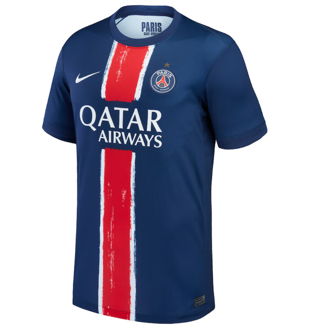 MAILLOT KIT ENFANT PSG CHAMPIONS D'EUROPE DOMICILE 2024/25 1 ÉTOILE DOUÉ