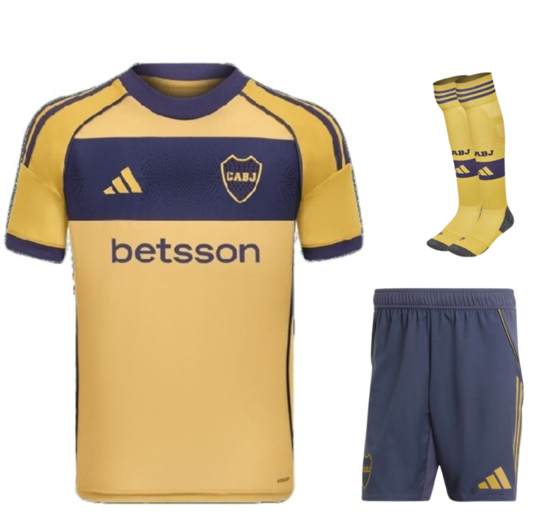 MAILLOT KIT ENFANT BOCA JUNIOR EXTERIEUR 2025/26