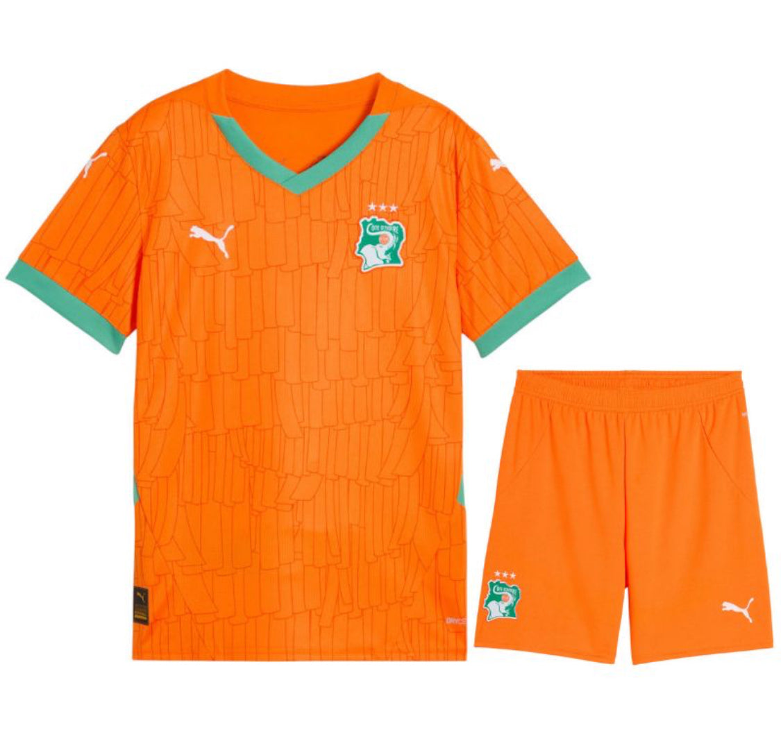 MAILLOT KIT ENFANT COTE D'IVOIRE DOMICILE 2025/26