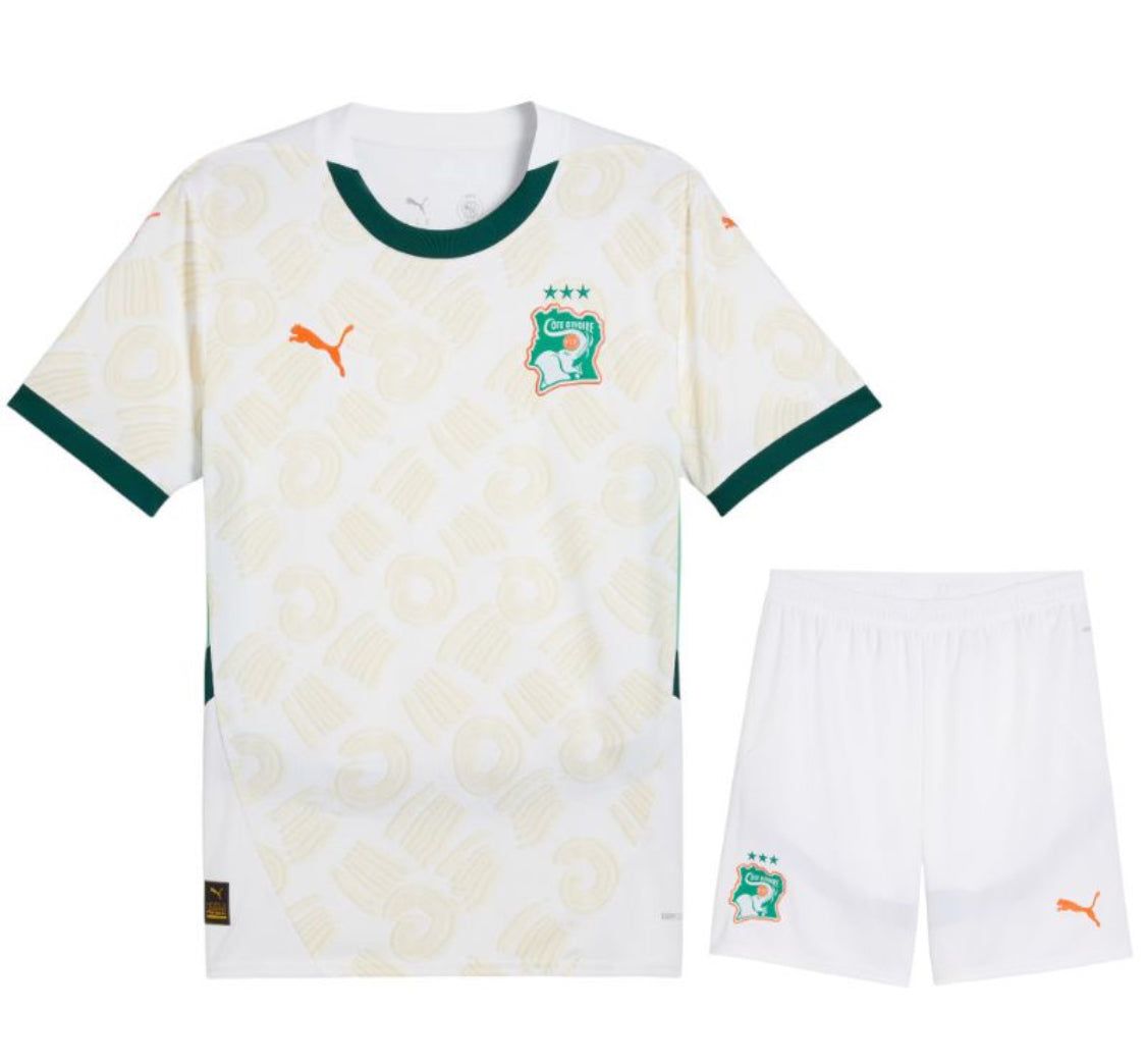 MAILLOT KIT ENFANT COTE D'IVOIRE EXTERIEUR 2025/26