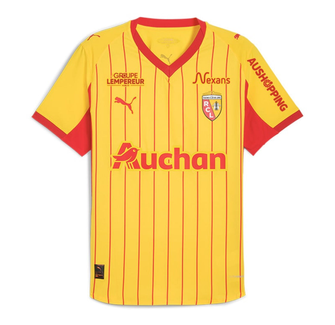 MAILLOT RC LENS DOMICILE 2025/26