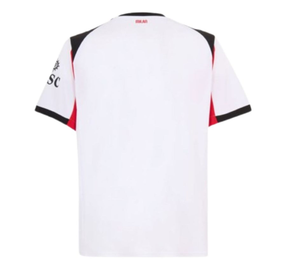 MAILLOT MATCH AC MILAN EXTERIEUR 2025/26