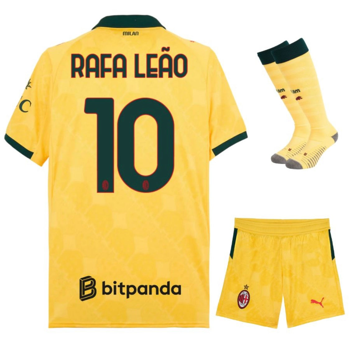 MAILLOT KIT ENFANT AC MILAN THIRD 2025/26 RAFA LEÃO