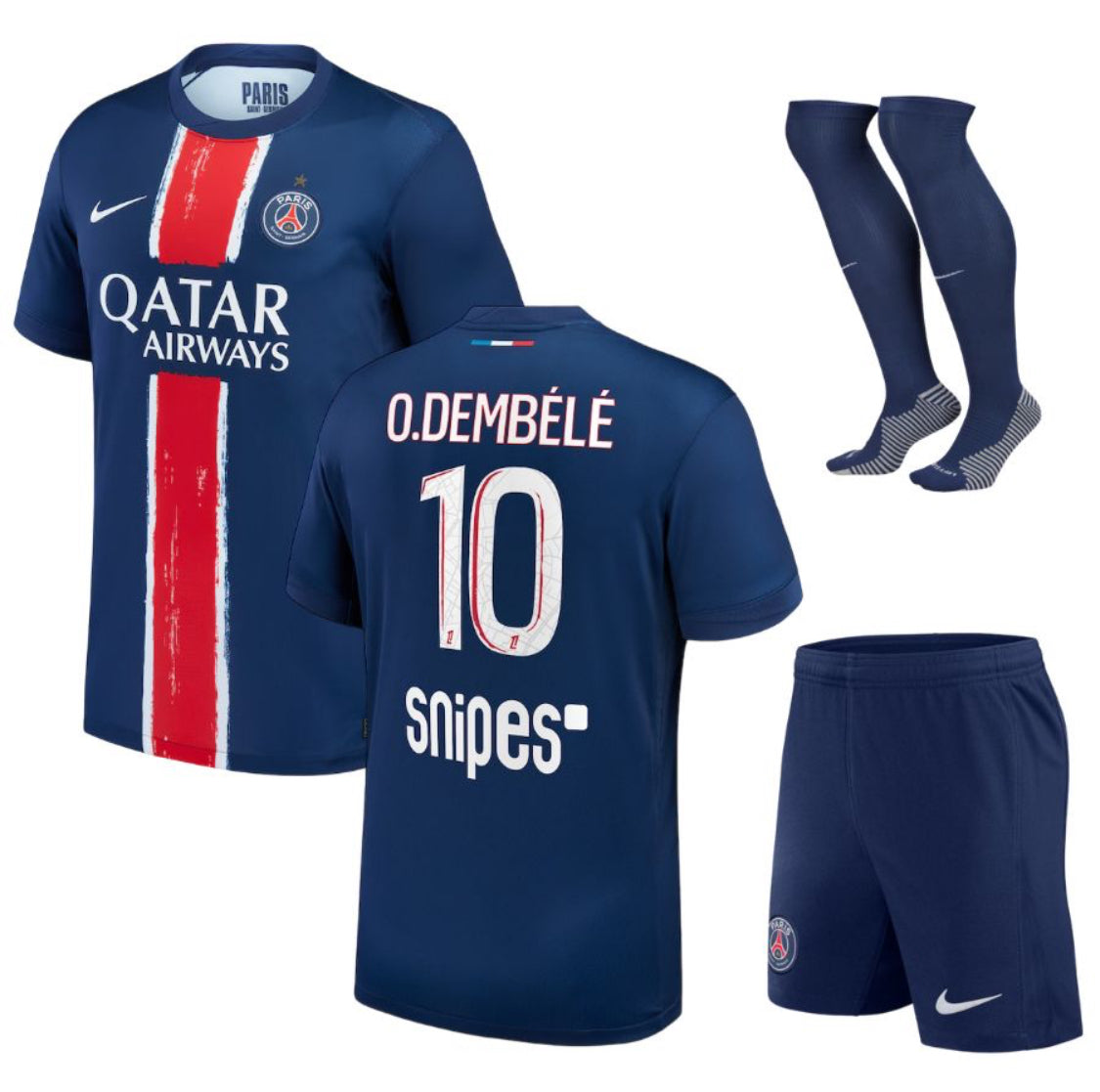 KIT ENFANT PSG DOMICILE 1 ÉTOILE 24/25 DEMBELE ALLMAILLOT