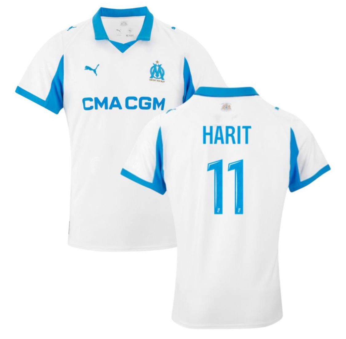MAILLOT OLYMPIQUE DE MARSEILLE DOMICILE 2025/26 HARIT ALLMAILLOT