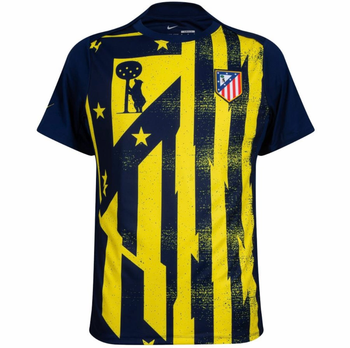 MAILLOT PRE MATCH ATLETICO MADRID 2025/26 BLEU/JAUNE