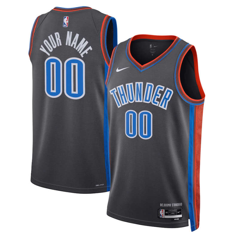 Maillot Nba Oklahoma City Thunder Swingman City Edition Personnalisable