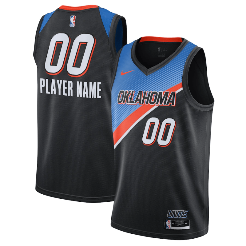 Maillot Nba Oklahoma City Thunder Swingman City Edition Personnalisable