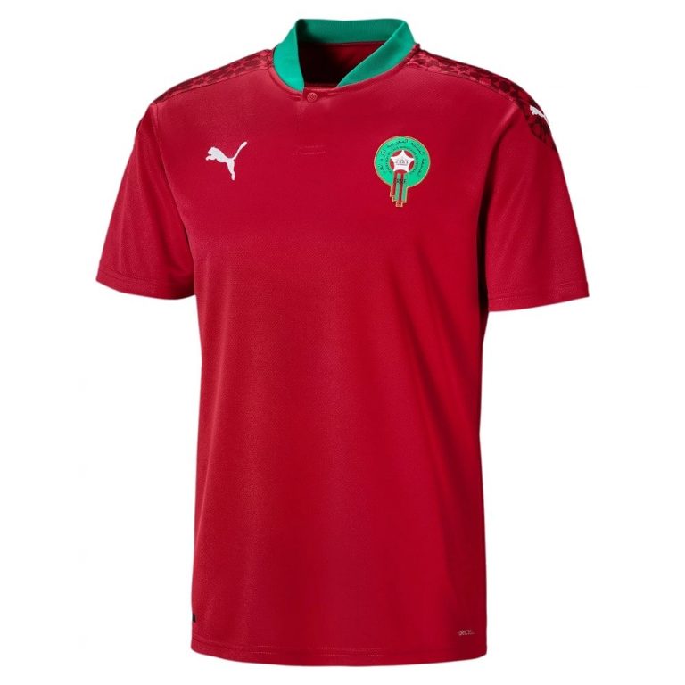 MAILLOT MAROC DOMICILE 2021/22 - ALLMAILLOT.com