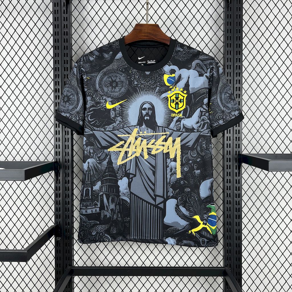 MAILLOT BRÉSIL X STUSSY 2025