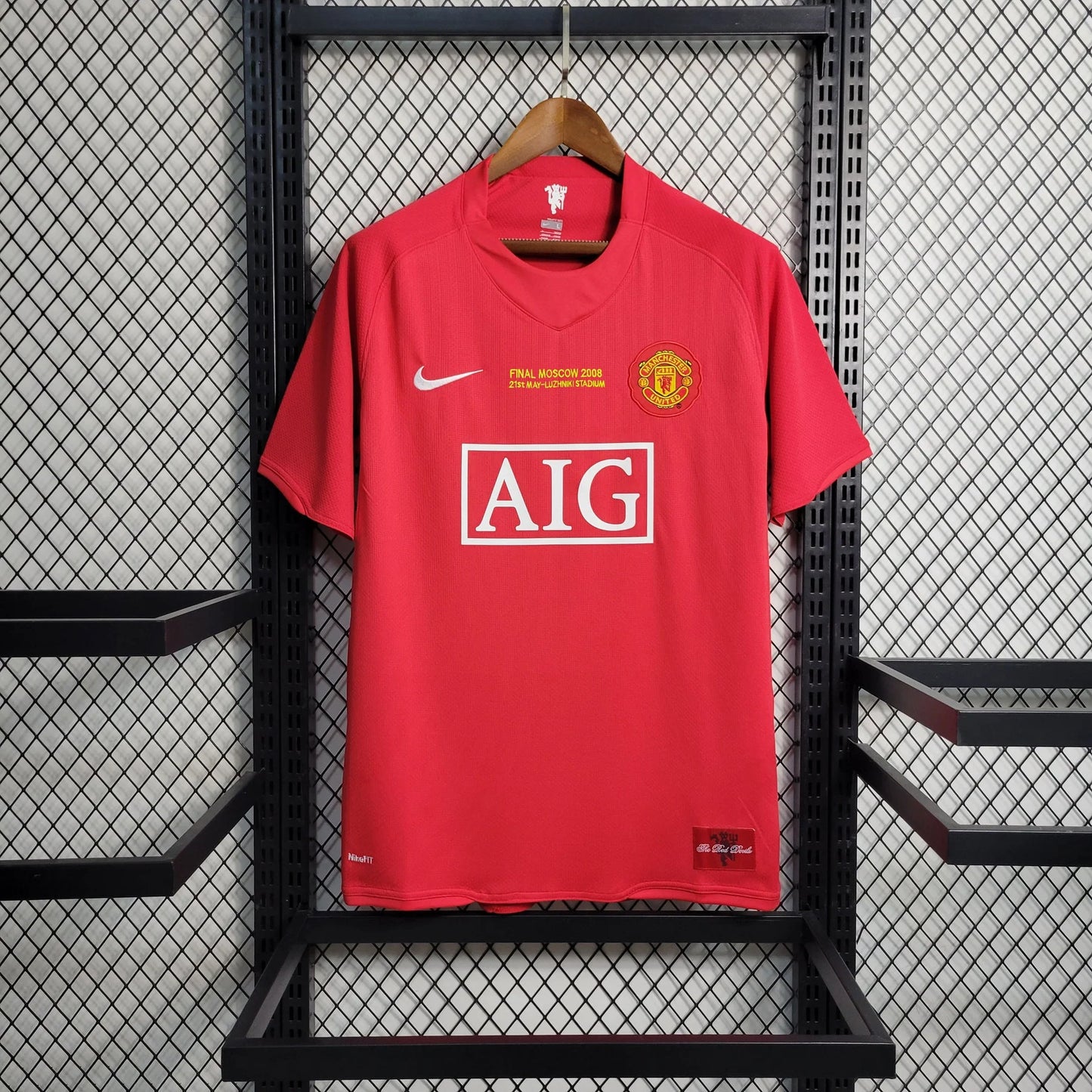 Maillot Retro Manchester united 2007/08