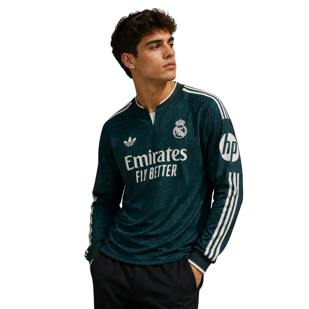 Maillot Real Madrid Extérieur Manches Longues 2026/27