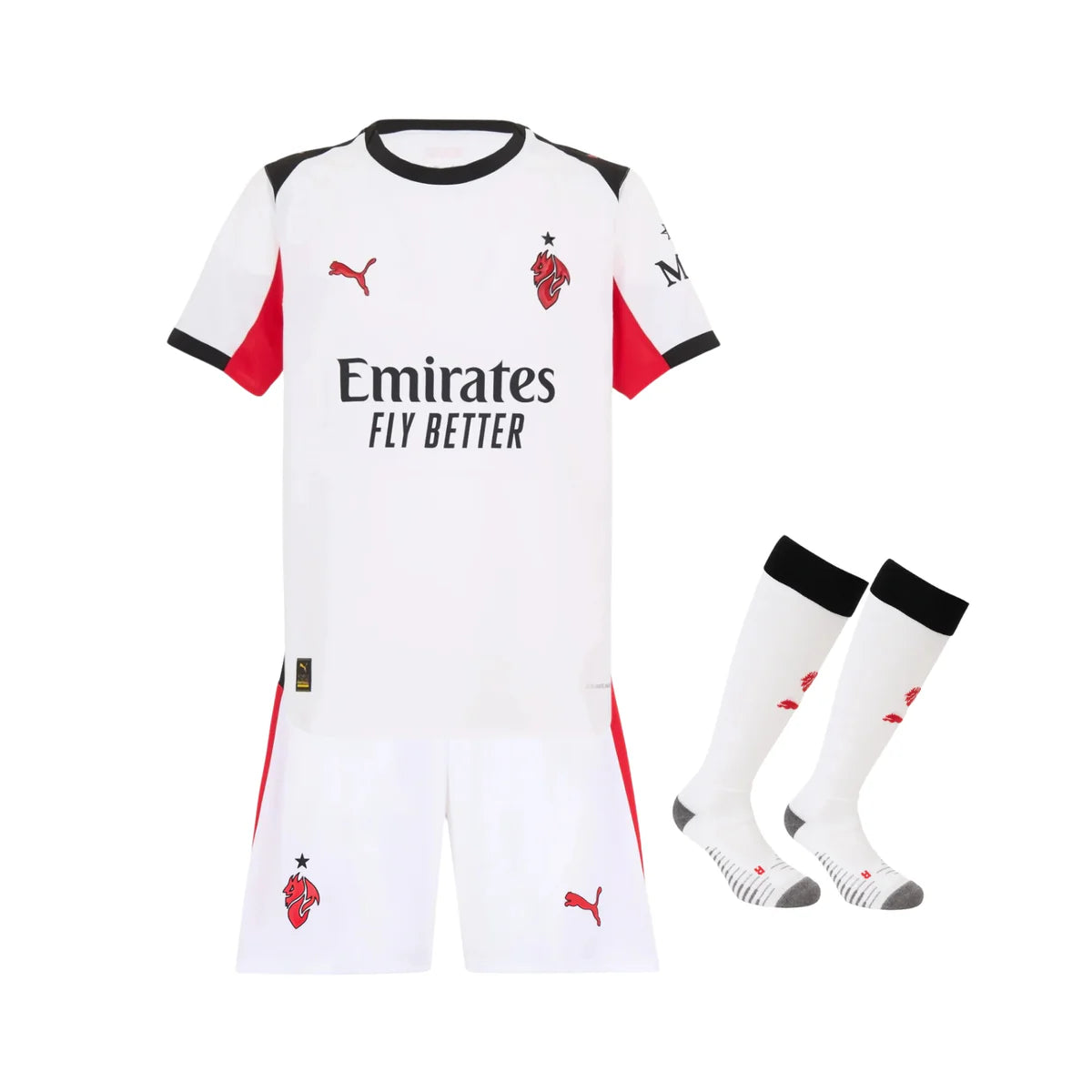 Kit Enfant Ac Milan Extérieur 2025/26
