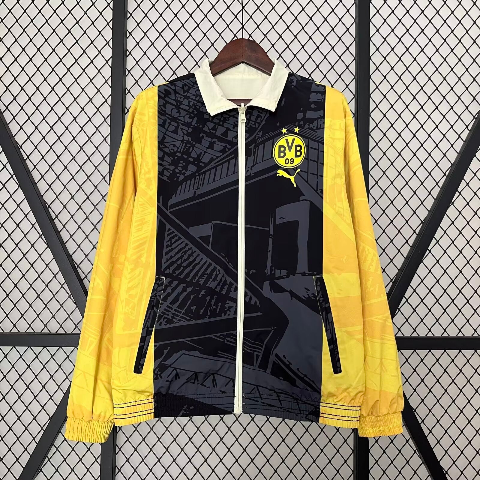 VESTE DORTMUND REVERSIBLE 2024/25 - ALLMAILLOT.com  