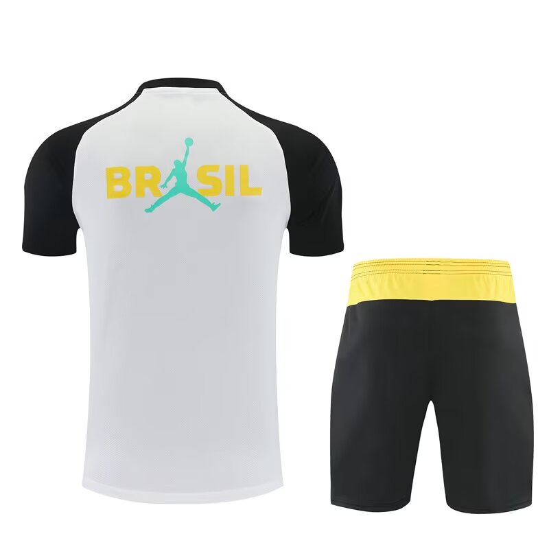 Ensemble Brésil Pre-Match 2026 Blanc