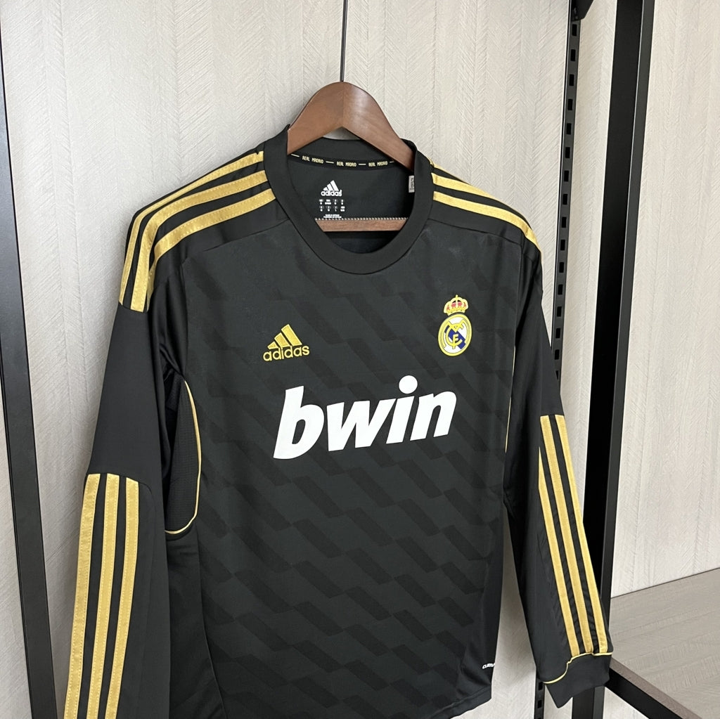 MAILLOT REAL MADRID EXTERIEUR MANCHE LONGUE 2011/12