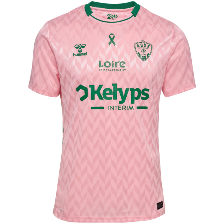Maillot As Saint-Etienne Édition Spécial 2025/26 rose