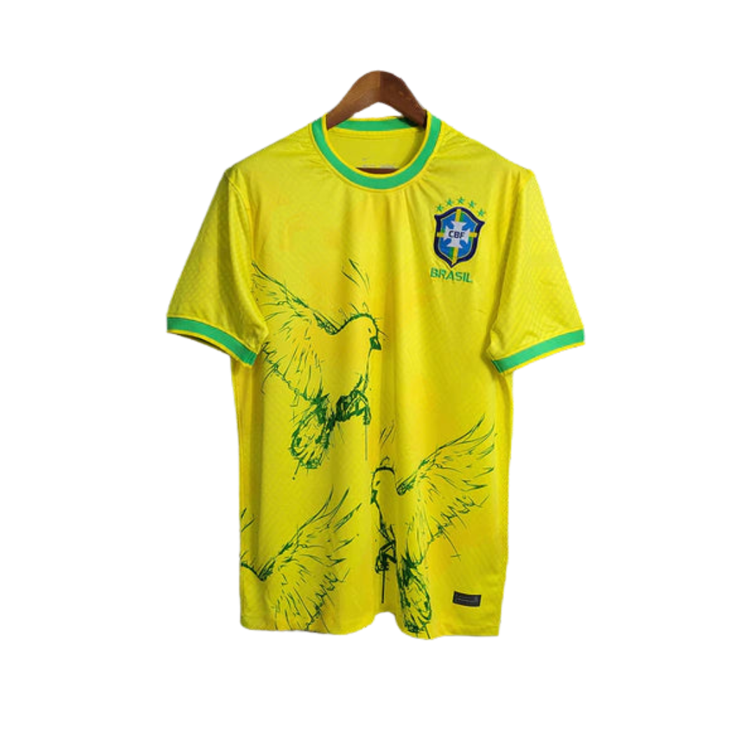 Maillot Brésil Editions Spéciale "Oiseaux" Jaune 23/24