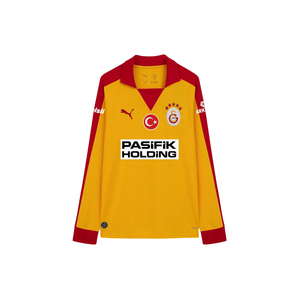 Maillot Galatasaray Édition Spéciale 2026 Manches Longues Jaune