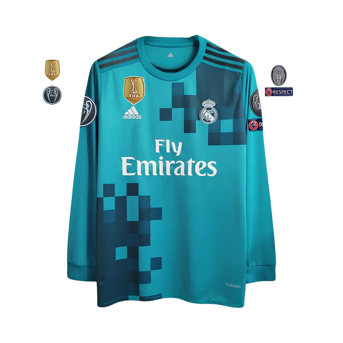 Maillot Real Madrid Third Manches Longues 2017/18