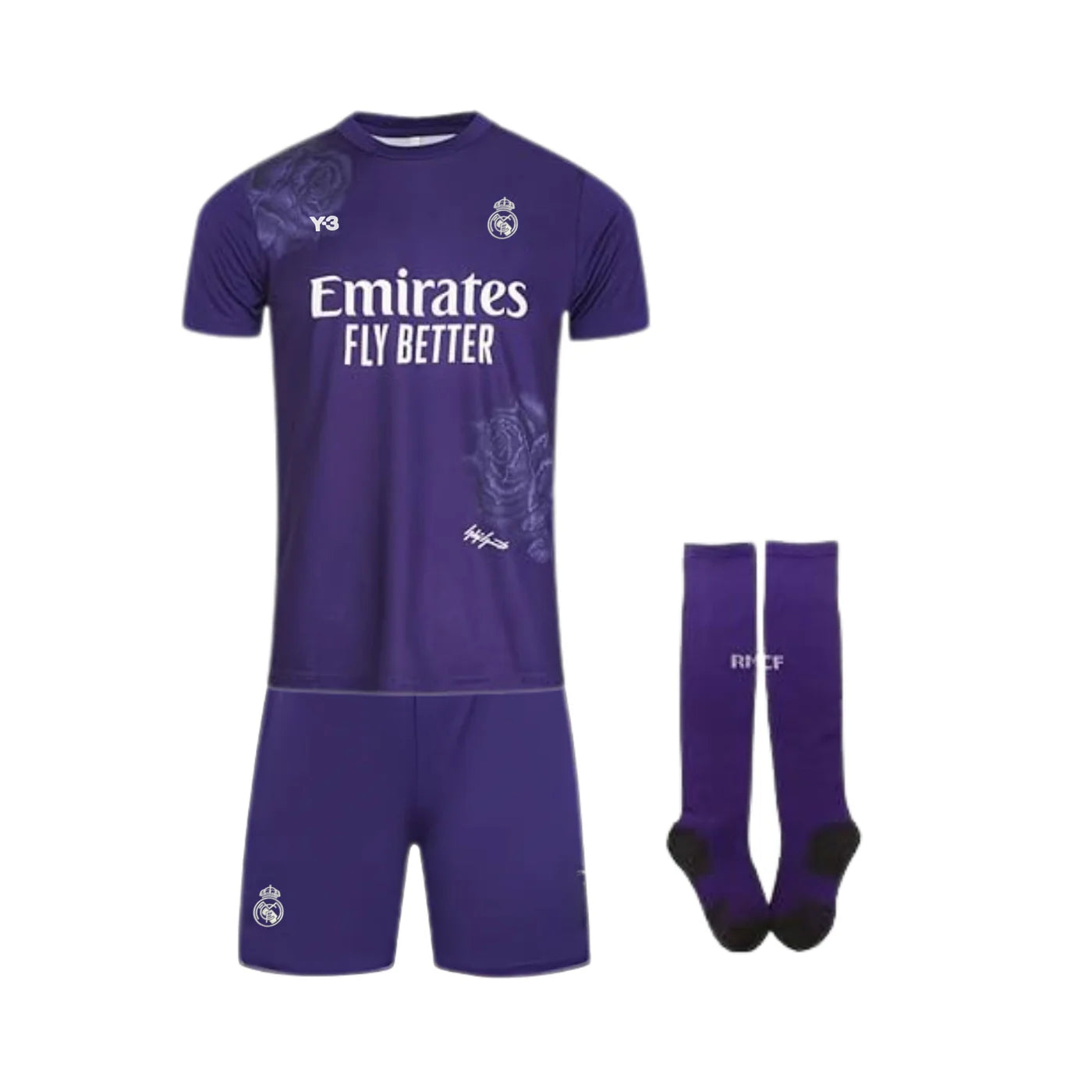 MAILLOT KIT ENFANT  REAL MADRID X Y3 FOURTH 2023/24