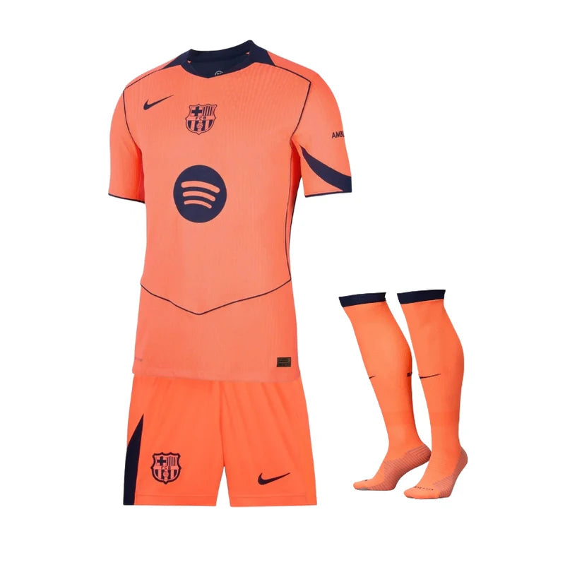 FC BARCELONA HOME KIDS KIT JERSEY LAMINATED YAMAL 2024/25 