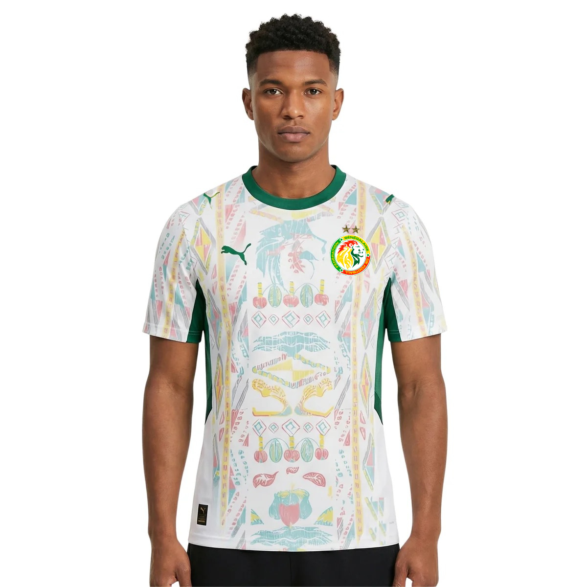 Maillot Sénégal 2 Étoiles Domicile Coupe du Monde 2026