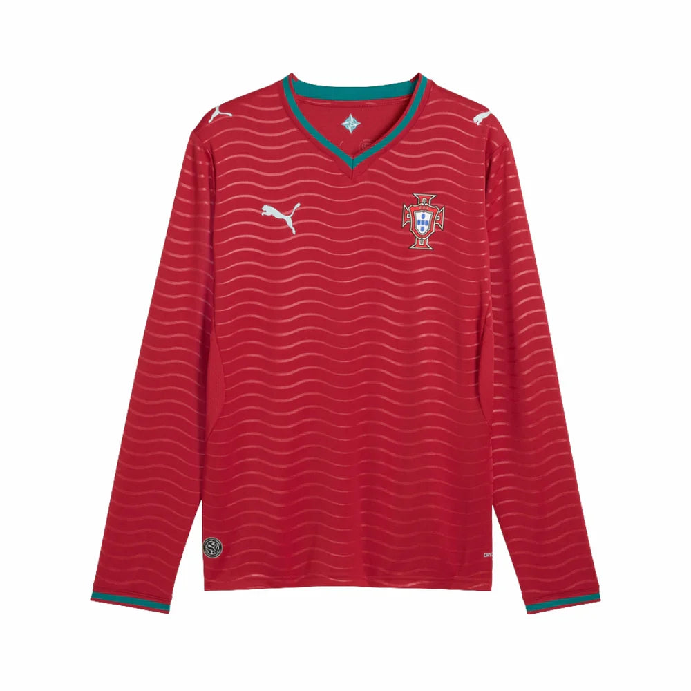 Maillot Portugal Domicile Manches Longues Coupe du Monde 2026