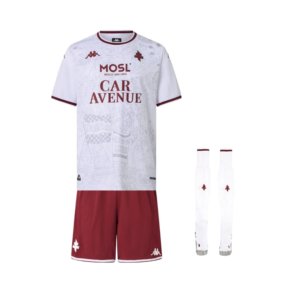 Kit Enfant Fc Metz Extérieur 2025/26