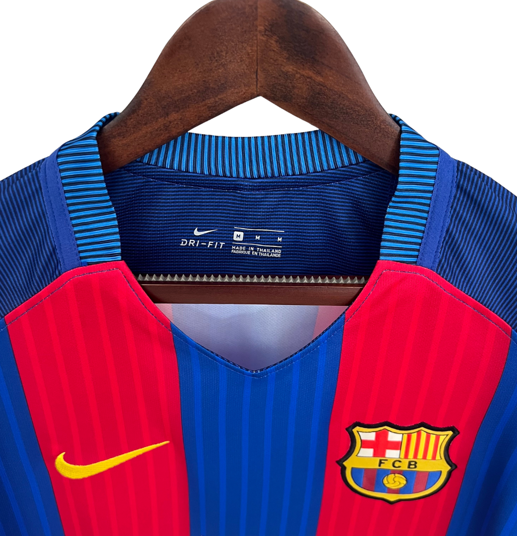MAILLOT FC BARCELONE DOMICILE MANCHES LONGUES 2015/16