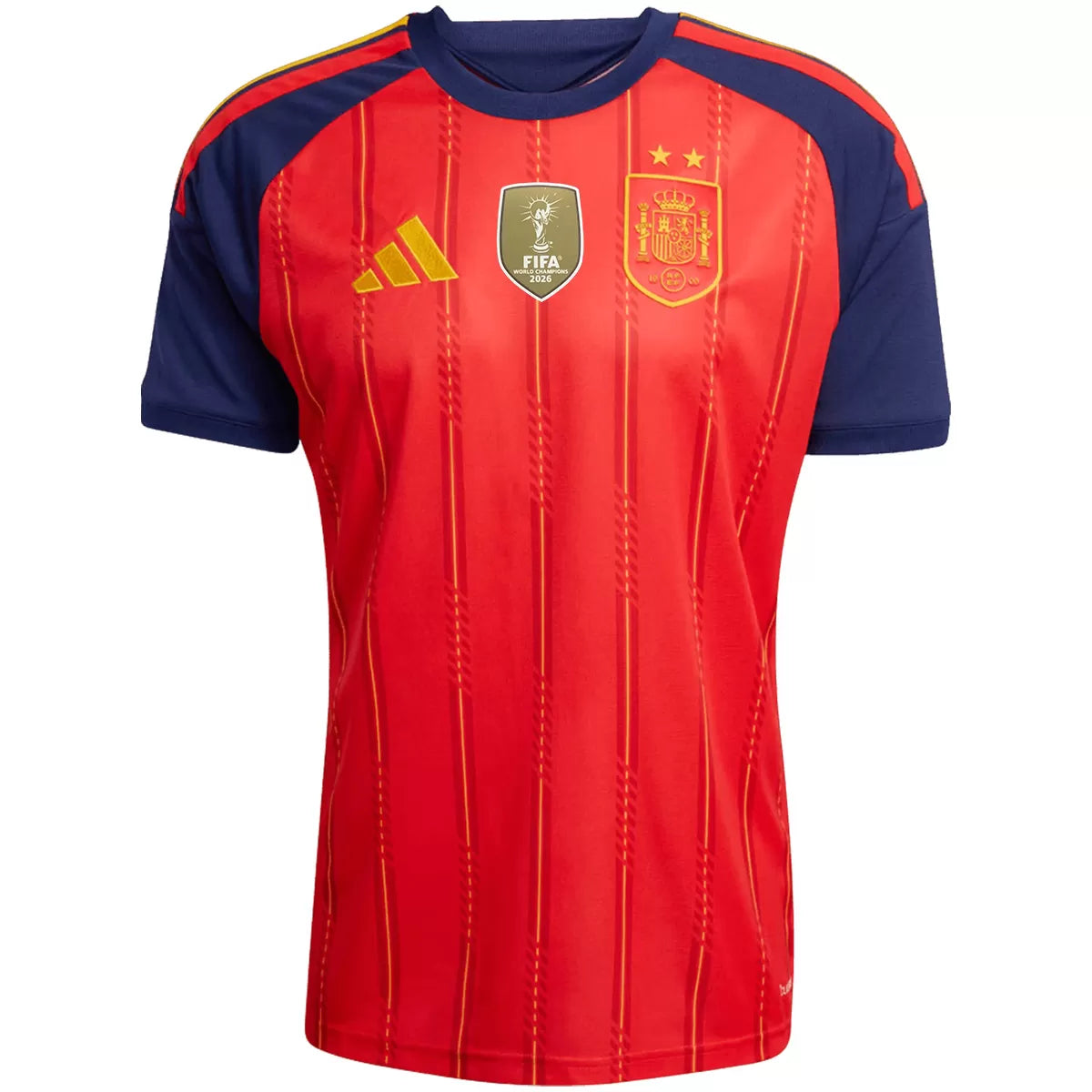 Maillot Espagne Domicile 2 Étoiles Vainqueur Coupe du Monde 2026