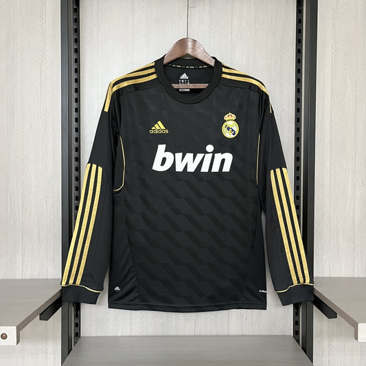 MAILLOT REAL MADRID EXTERIEUR MANCHE LONGUE 2011/12