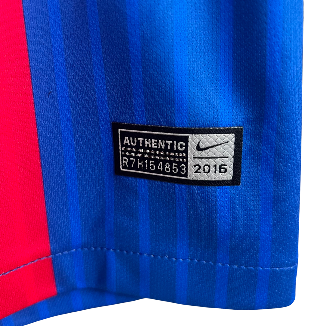 MAILLOT FC BARCELONE DOMICILE MANCHES LONGUES 2015/16