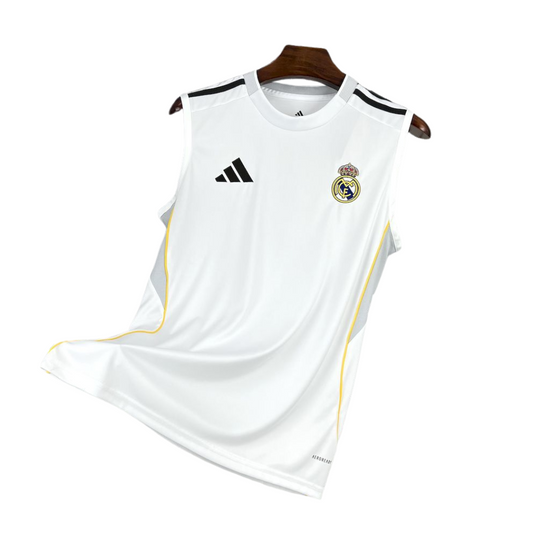 MAILLOT REAL MADRID ENTRAÎNEMENT SANS MANCHES 2025/26