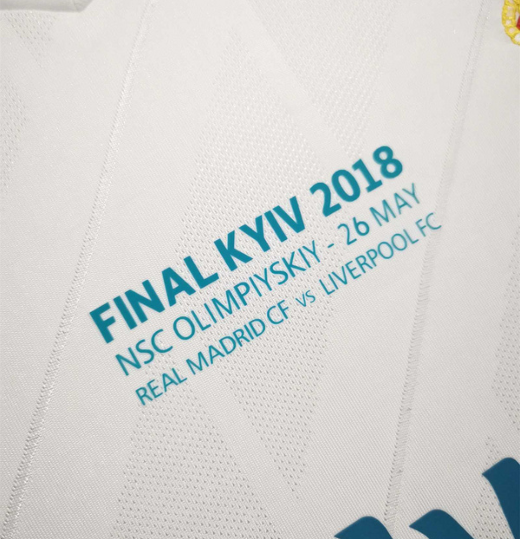 MAILLOT REAL MADRID DOMICILE FINAL CHAMPIONS LEAGUE 2017/2018