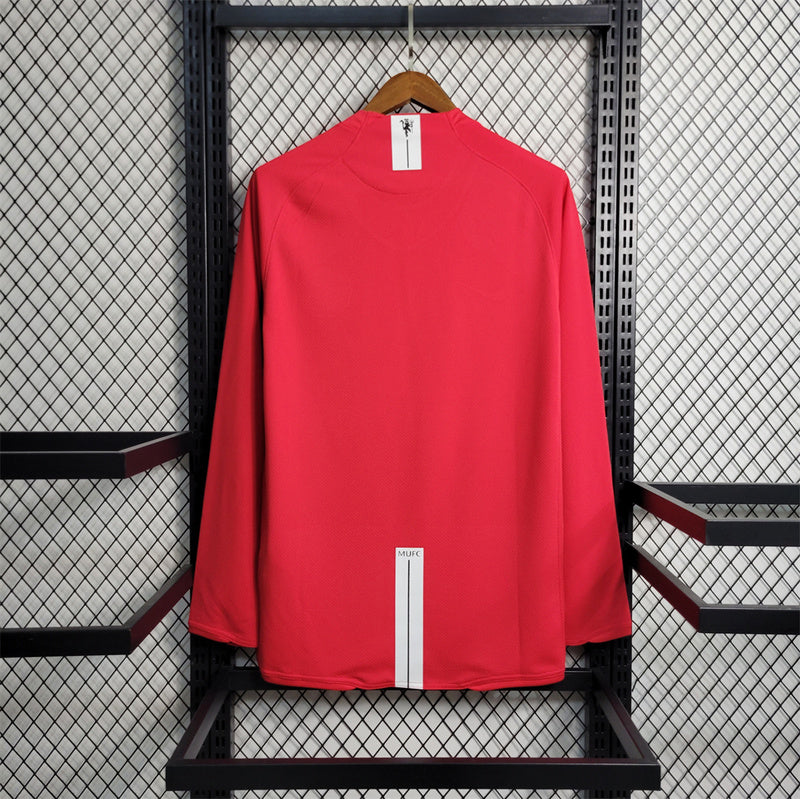 MAILLOT MANCHESTER UNITED HOME MANCHES LONG SLEEVE 2007/08