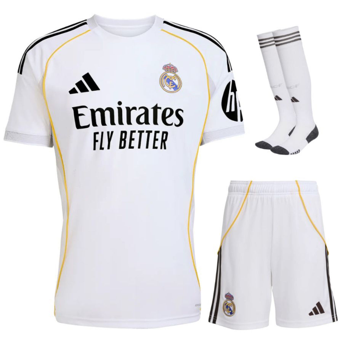 MAILLOT KIT ENFANT REAL MADRID DOMICILE 2025/26