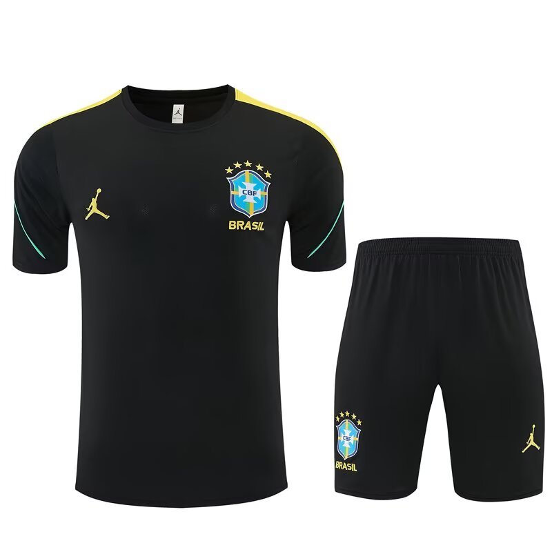 Ensemble Brésil Pre-Match 2026 Noir