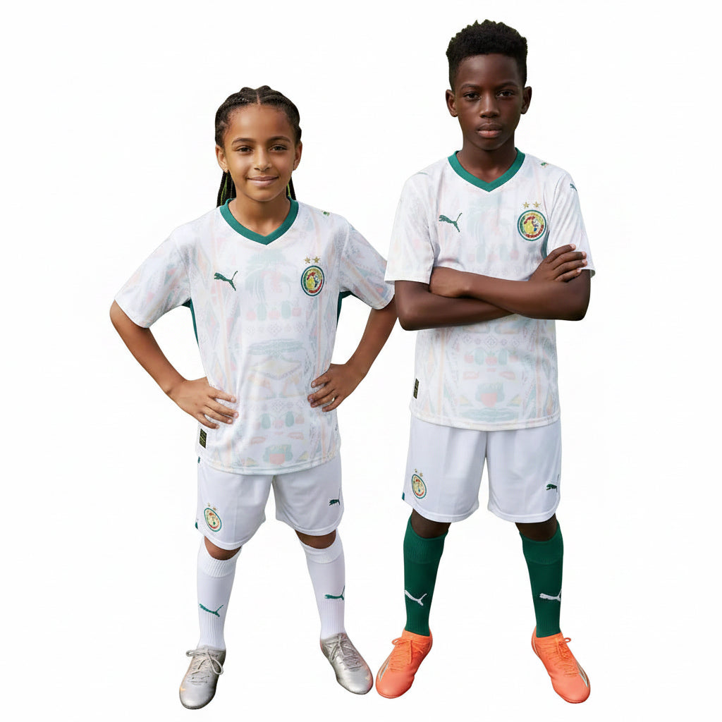 Kit Enfant Sénégal 2 Étoiles Domicile Coupe du Monde 2026