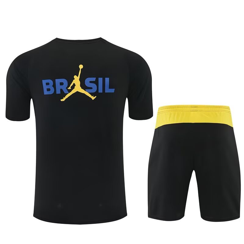 Ensemble Brésil Pre-Match 2026 Noir