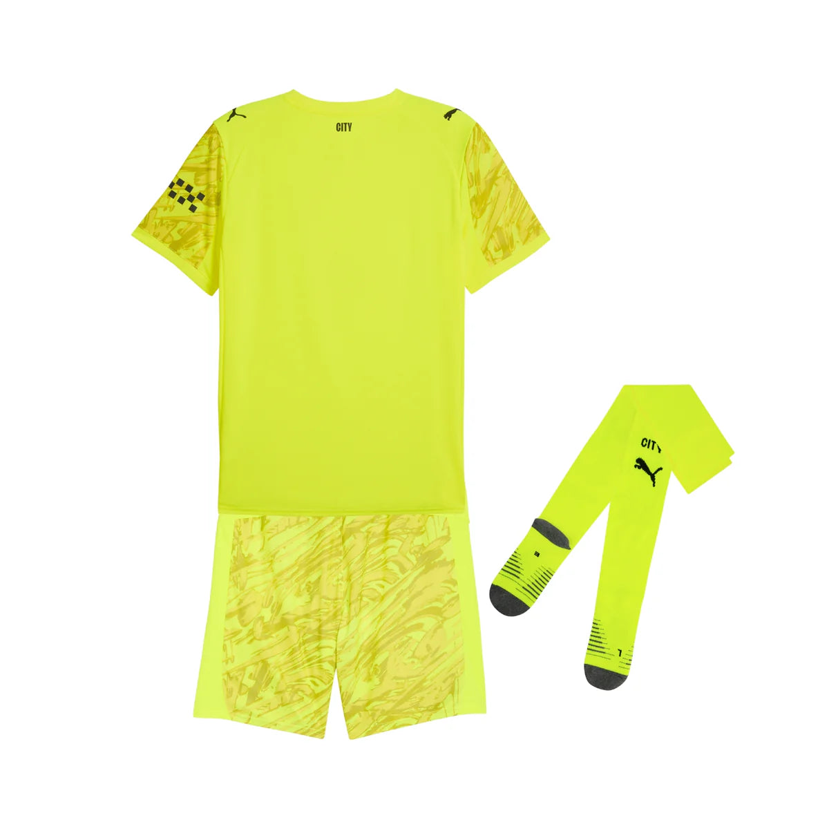 Kit Enfant Manchester City Gardien de but 25/26 Jaune