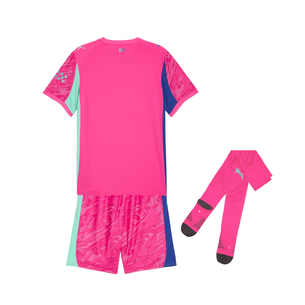 Kit Enfant Manchester City Gardien de but 25/26 Rose