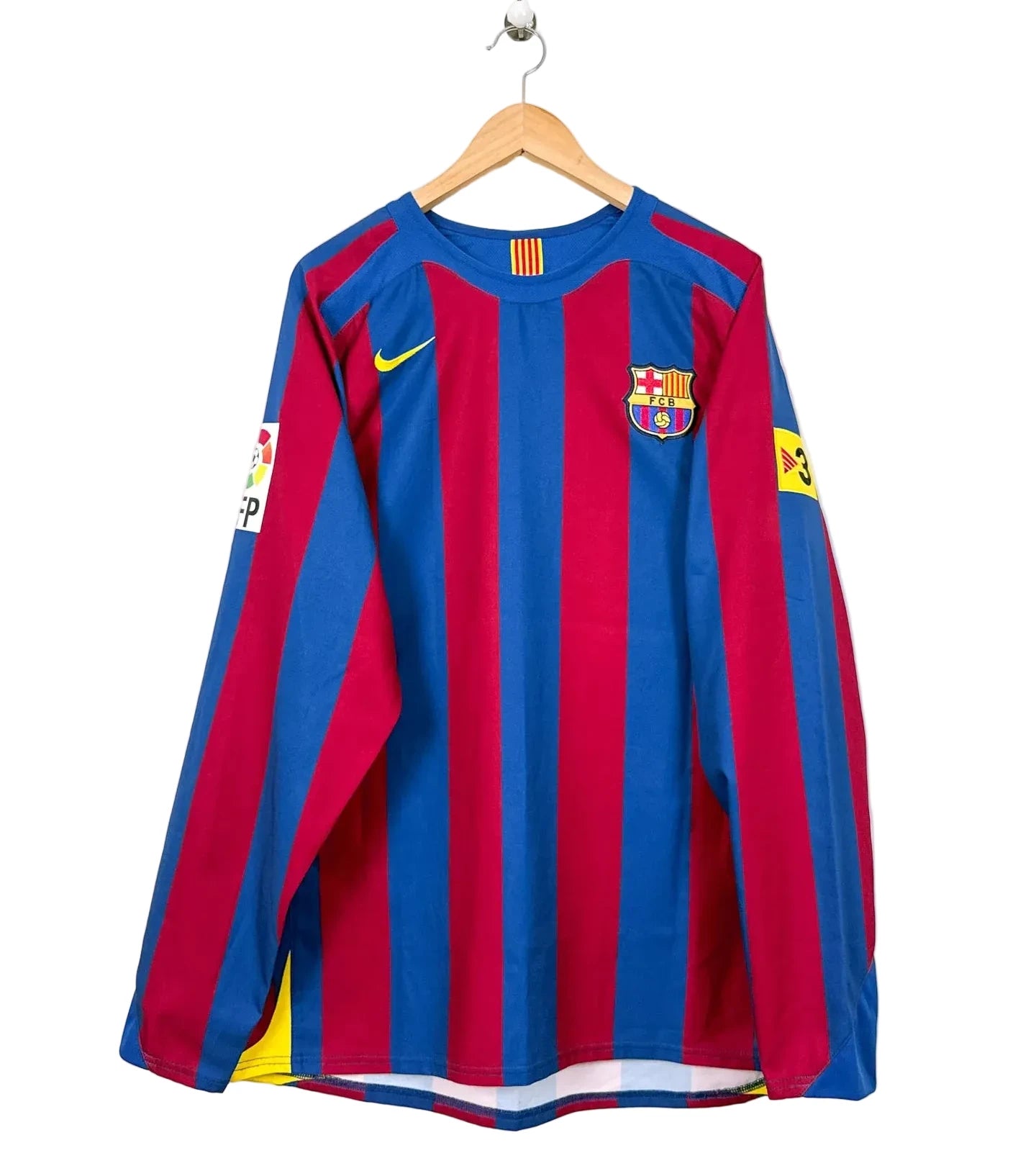 Maillot Fc Barcelone Domicile 2005/06 Manches Longues