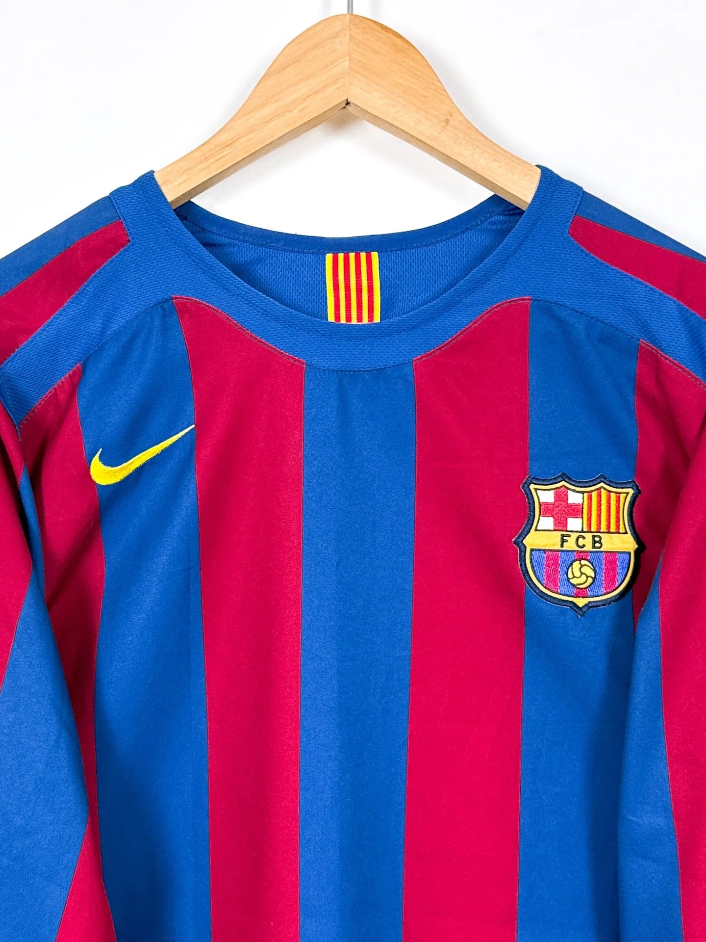 Maillot Fc Barcelone Domicile 2005/06 Manches Longues