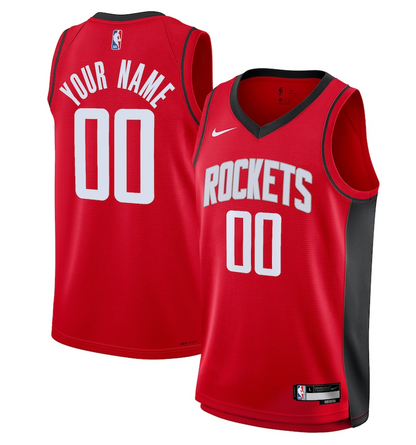 Maillot Houston Rockets Edition Swingman Personnalisable
