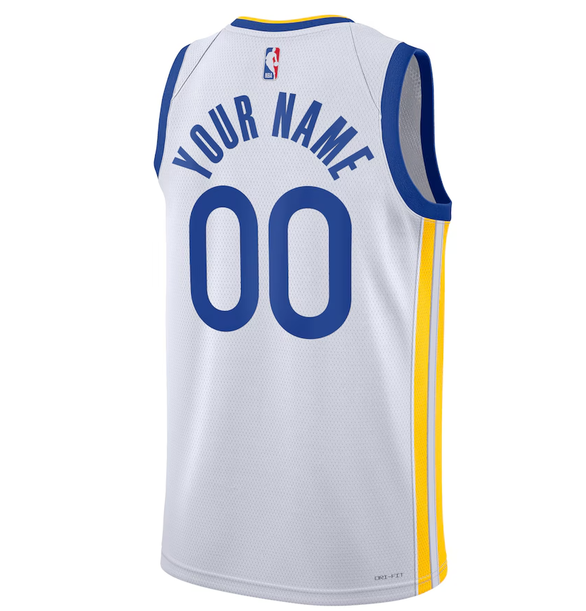 Customizable Golden State Warriors Swingman Jersey